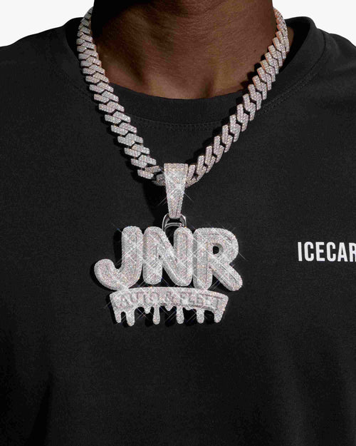 jnr auto _ fleet custom name moissanite pendant 14k gold icecartel model