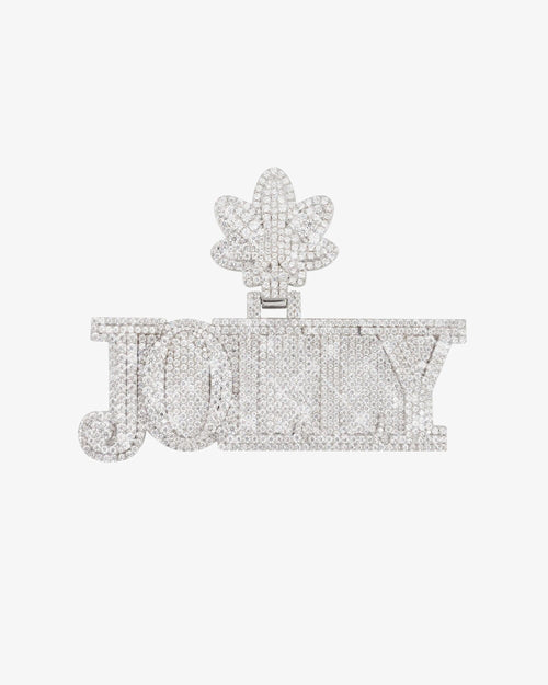 jolly custom name moissanite pendant 14k gold icecartel main