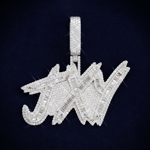 jxy custom moissanite name pendant 14k gold icecartel main