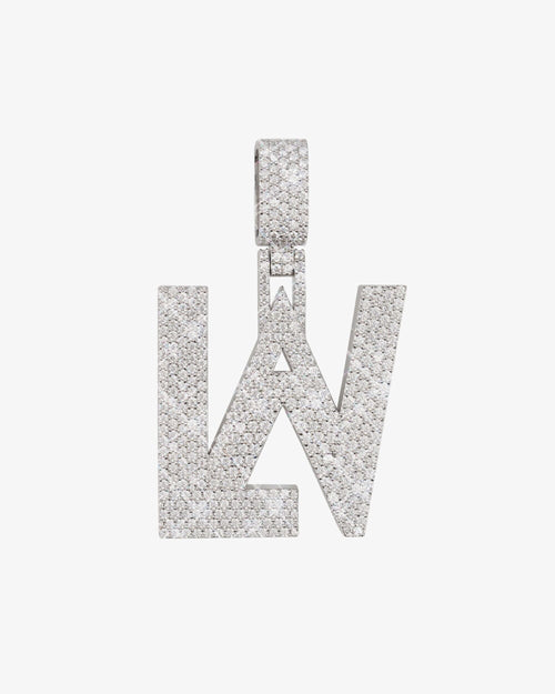 lav moissanite custom name pendant 14k gold ICECARTEL