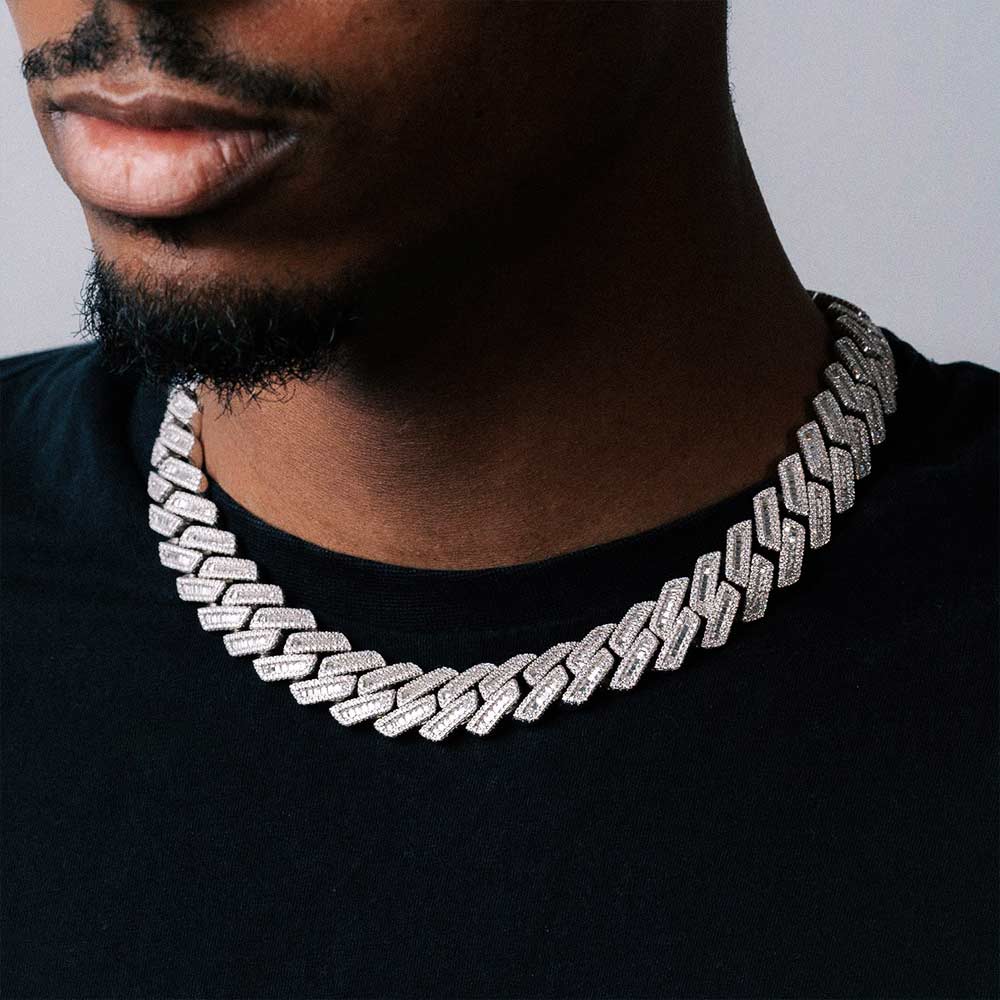 Baguette cuban deals link choker