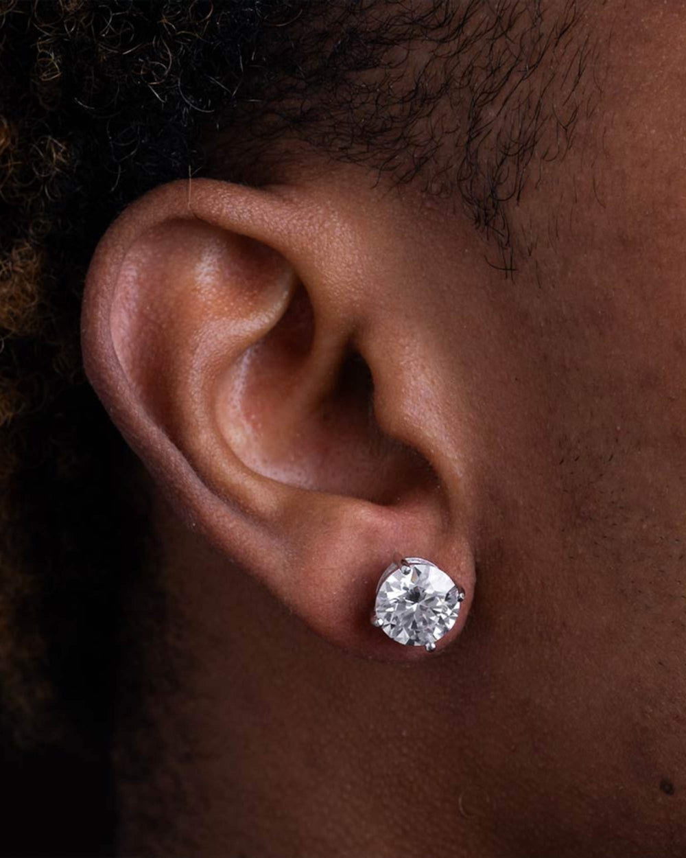 VVS Moissanite Stud Earrings (ALL SIZES)