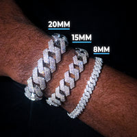 VVS Cuban Link Bracelet 14K Gold (ALL SIZES)