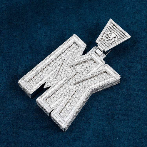 mk custom moissanite pendant 2 letters icecartel top