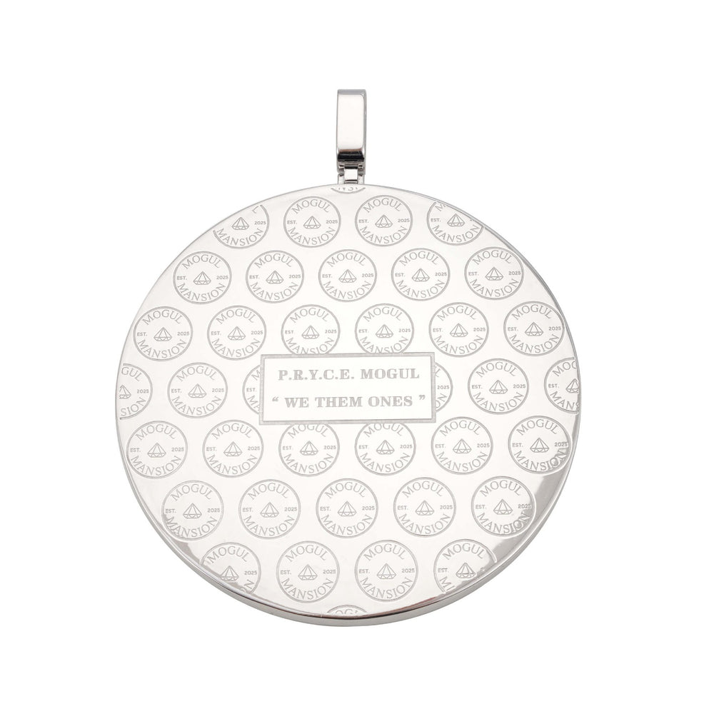 mogul custom moissanite circle pendant 14k gold icecartel back