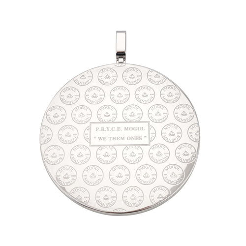 mogul custom moissanite circle pendant 14k gold icecartel back