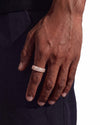 Moissanite 5-Row Band Ring 14K Gold - Rose Gold