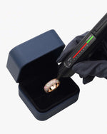 Moissanite 5-Row Band Ring 14K Gold - Rose Gold