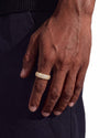 Moissanite 5-Row Band Ring 14K Gold - Yellow Gold