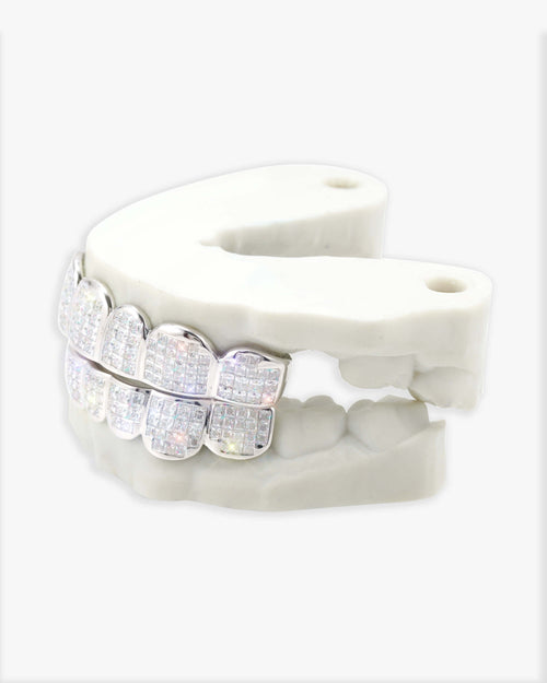 moissanite baguette diamond grillz white icecartel px side