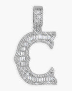 Moissanite Baguette Letter 
