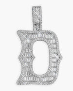 Moissanite Baguette Letter 