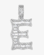 Moissanite Baguette Letter 