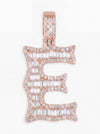 Moissanite Baguette Letter 