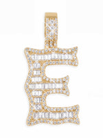 Moissanite Baguette Letter 