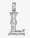 Moissanite Baguette Letter 