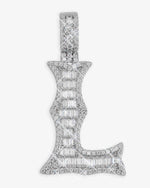 Moissanite Baguette Letter 