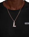 Moissanite Baguette Letter 