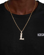 Moissanite Baguette Letter 
