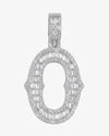 Moissanite Baguette Letter 