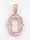 Moissanite Baguette Letter 