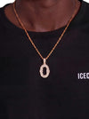 Moissanite Baguette Letter 