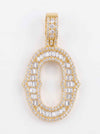 Moissanite Baguette Letter 