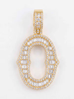Moissanite Baguette Letter 
