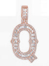 Moissanite Baguette Letter 