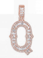 Moissanite Baguette Letter 
