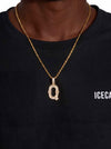 Moissanite Baguette Letter 
