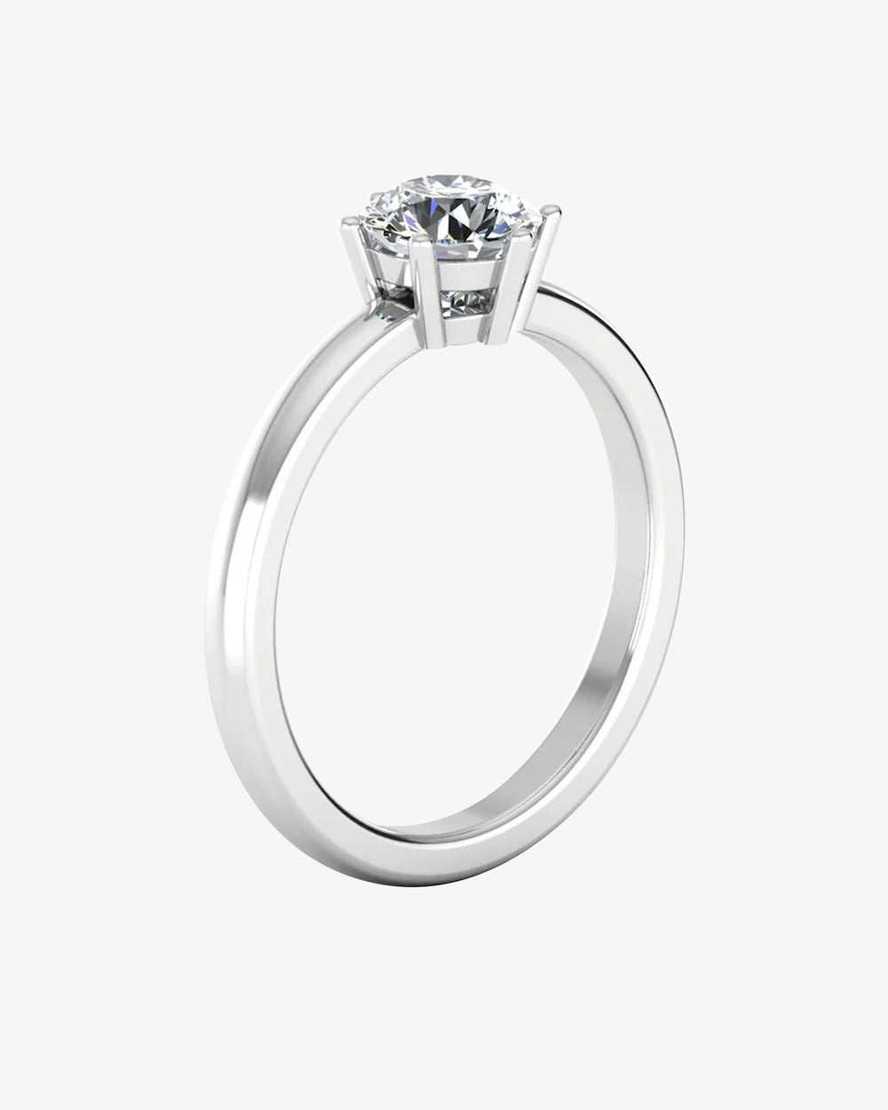 moissanite brilliant solitaire engagement ring icecartel angle