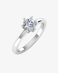 moissanite brilliant solitaire engagement ring icecartel main