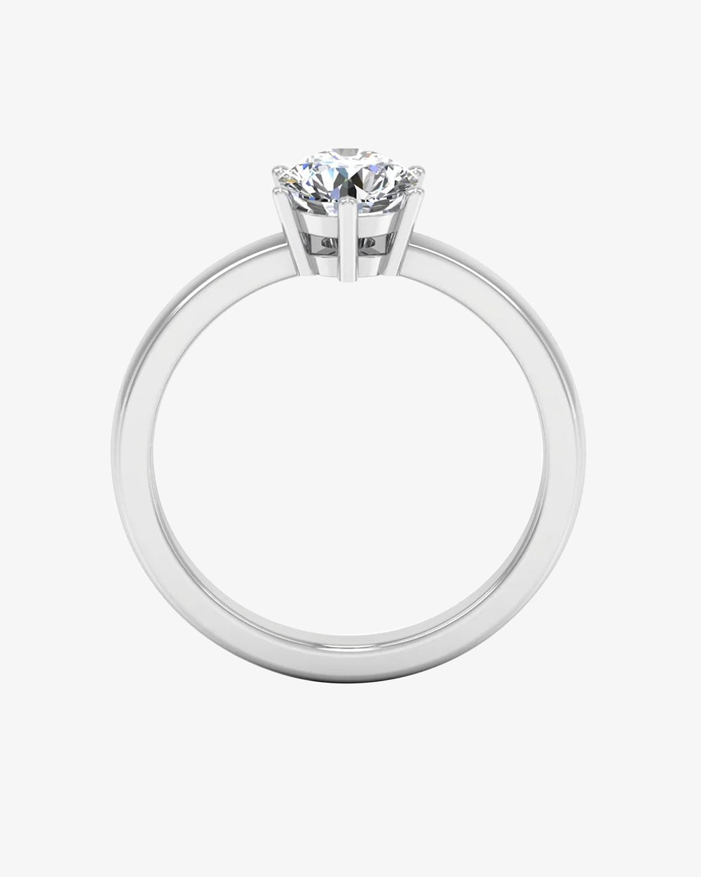 moissanite brilliant solitaire engagement ring icecartel o