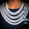 Moissanite Cuban Link Chain 14K Gold (ALL SIZES)