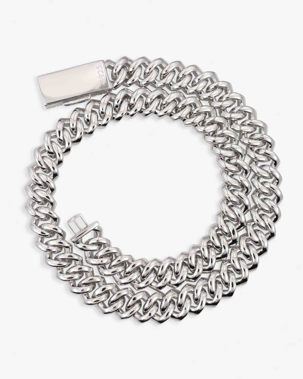 Moissanite Cuban Link Chain 14K Gold (ALL SIZES) - 15MM