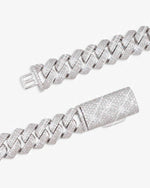 Moissanite Cuban Link Chain 14K Gold (ALL SIZES) - 15MM