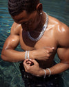 Iced Out VVS Cuban Link Chain 14K Gold (ALL SIZES) - White Gold 20MM