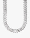 Moissanite Cuban Link Chain 14K Gold (ALL SIZES) - 15MM