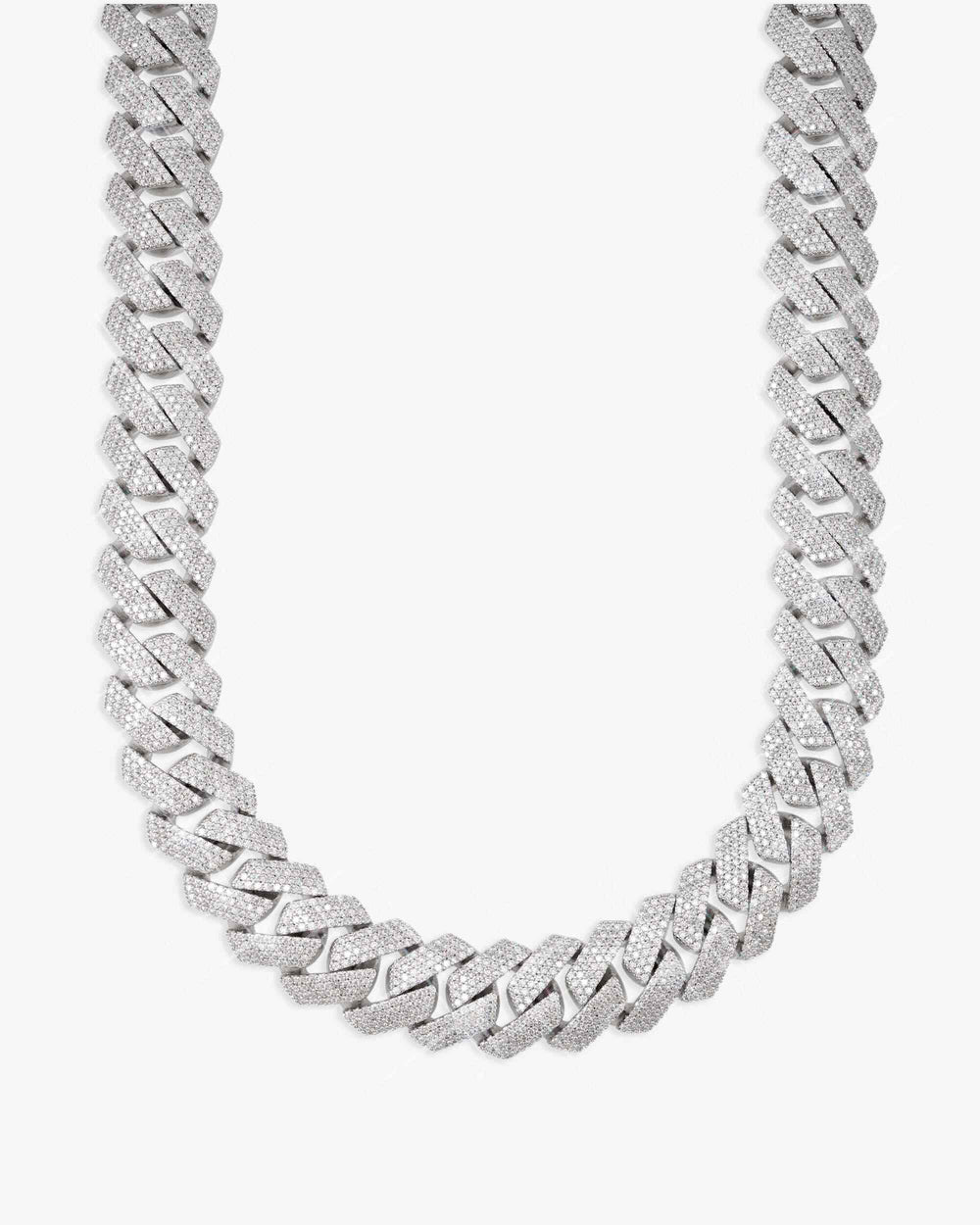 Moissanite Cuban Link Chain 14K Gold (ALL SIZES) - 15MM