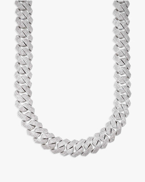 moissanite cuban link chain 14k gold all sizes icecartel px 15mm main