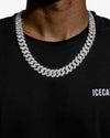 Moissanite Cuban Link Chain 14K Gold (ALL SIZES) - 15MM