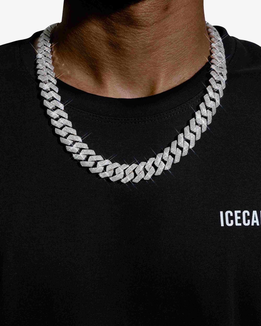 Moissanite Cuban Link Chain 14K Gold (ALL SIZES) - 15MM