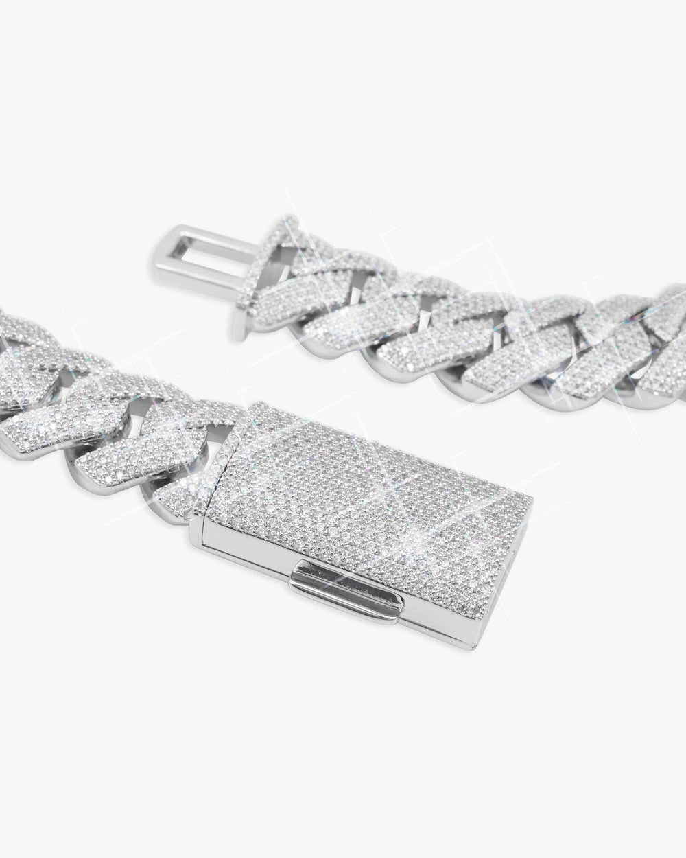 Moissanite Cuban Link Chain 14K Gold (ALL SIZES) - 20MM
