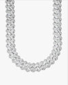 Moissanite Cuban Link Chain 14K Gold (ALL SIZES) - 20MM