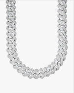 Moissanite Cuban Link Chain 14K Gold (ALL SIZES) - 20MM