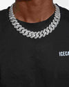 Moissanite Cuban Link Chain 14K Gold (ALL SIZES) - 20MM