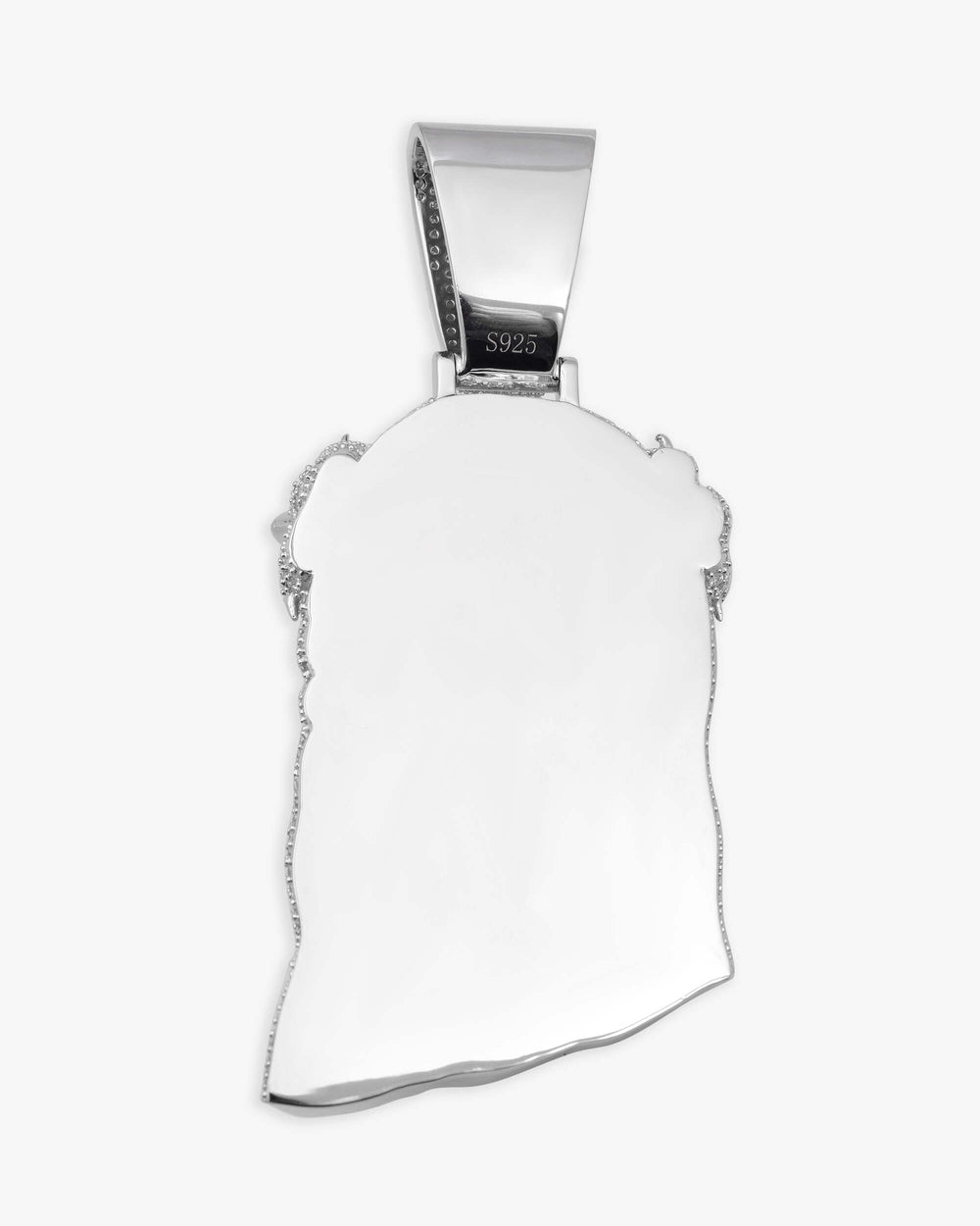 moissanite four leaf clover jesus pendant 14k gold icecartel second