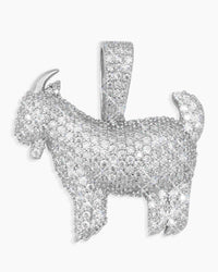 moissanite goat pendant 14k icecartel main