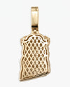 Moissanite Jesus Piece 14K Gold - Yellow Gold